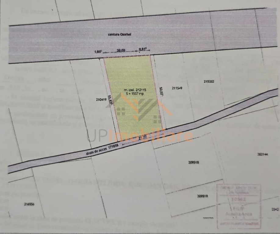 TEREN INTRAVILAN | 1537 mp | ZONA INDUSTRIALA EST | ORADEA |