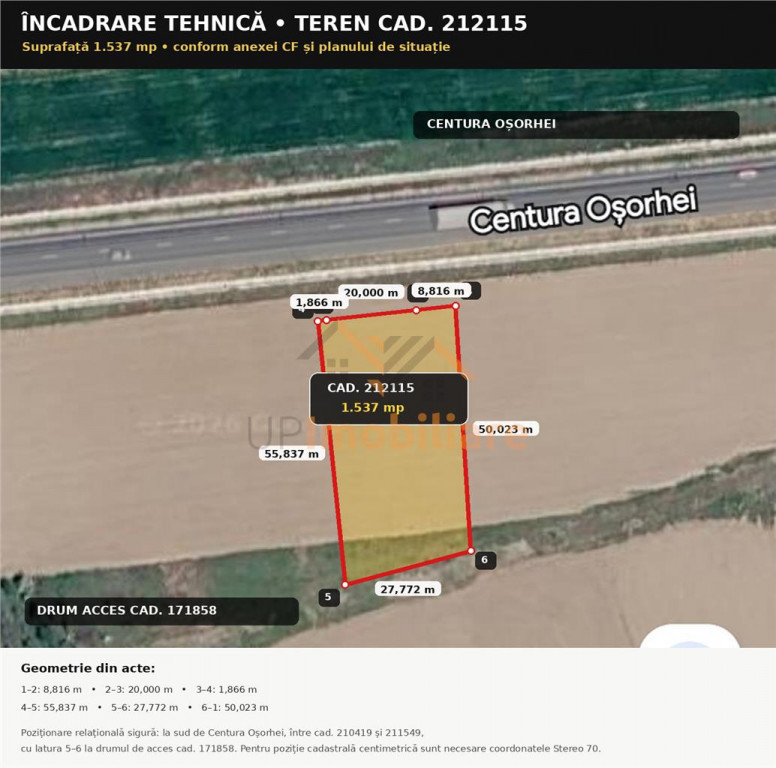 TEREN INTRAVILAN | 1537 mp | ZONA INDUSTRIALA EST | ORADEA |