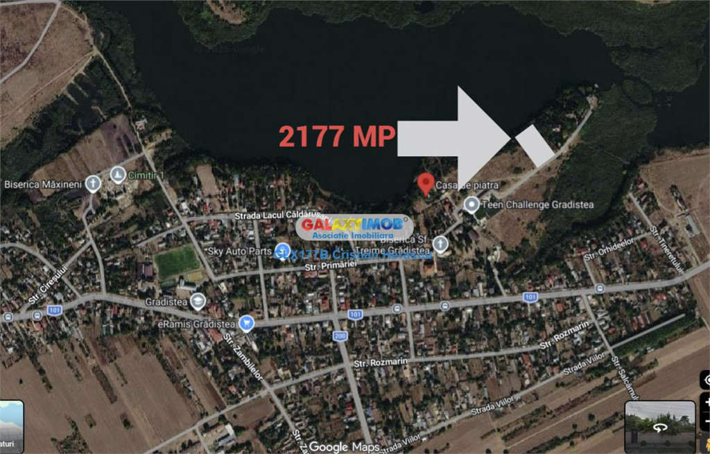 Gradistea 2177 mp cu deschidere directa la LAC de 24 ML
