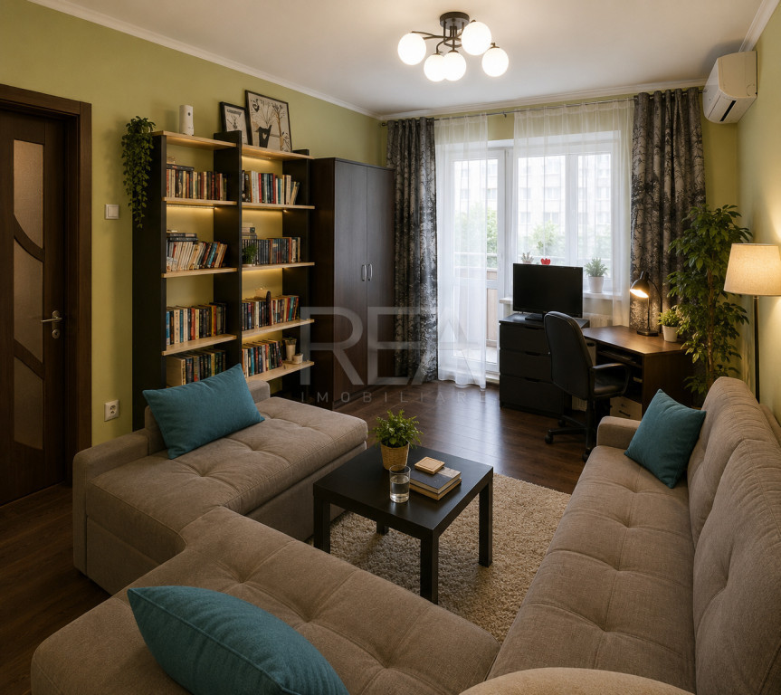2 camere Teiul Doamnei decomandat, inst. schimb., an 1985, 5