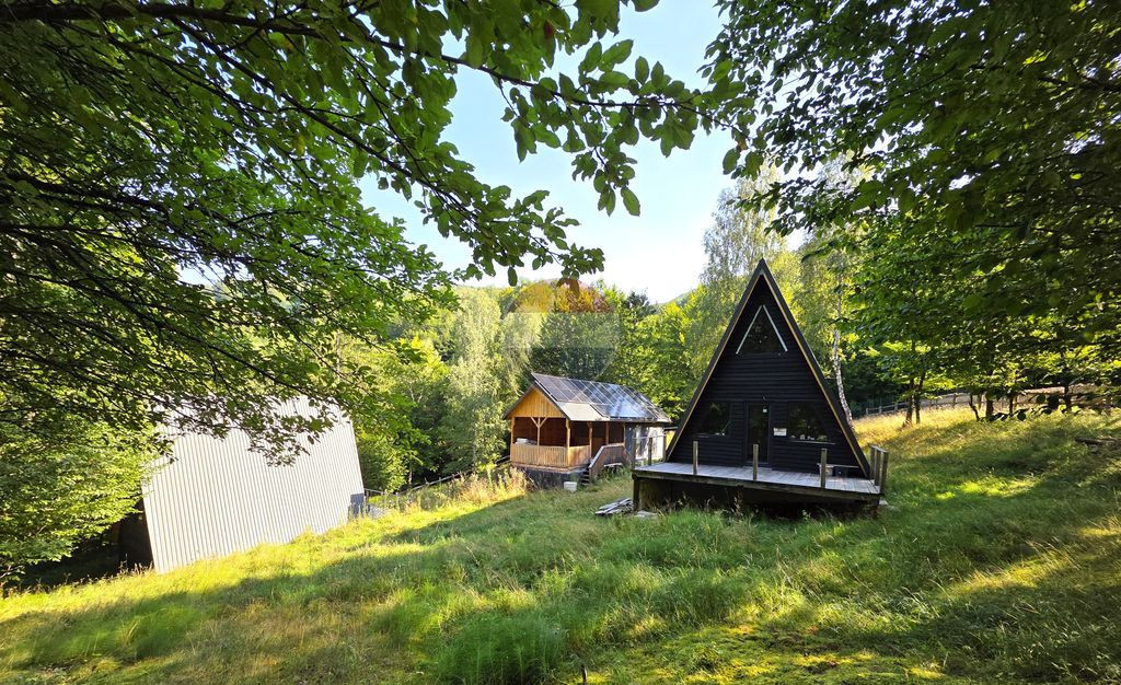 2 cabane A-Frame de vânzare, 2.700 mp, Gura Siriului