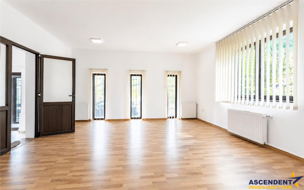 Spatiu versatil ultracentral, 125 mp, curte, parcare, clasa