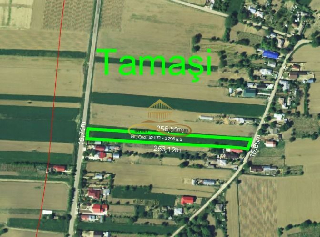 Teren intravilan de vanzare Tamasi Bacau