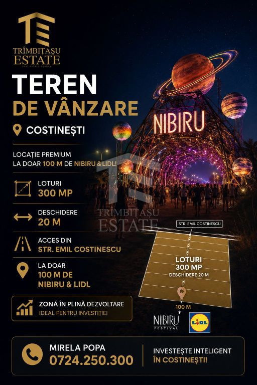 TEREN INTRAVILAN | 300 MP | NIBIRU