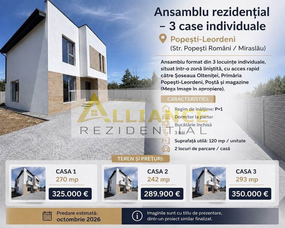 Primarie Popesti - 5 Camere 3 Bai - 300.000eur