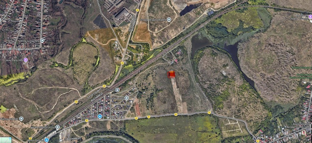 Teren intravilan 590 mp, construcții sau investitie - Se...
