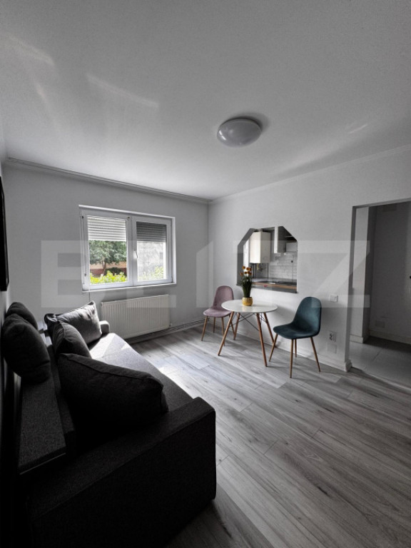Apartament cu 2 camere, modern, mobilat și utilat.