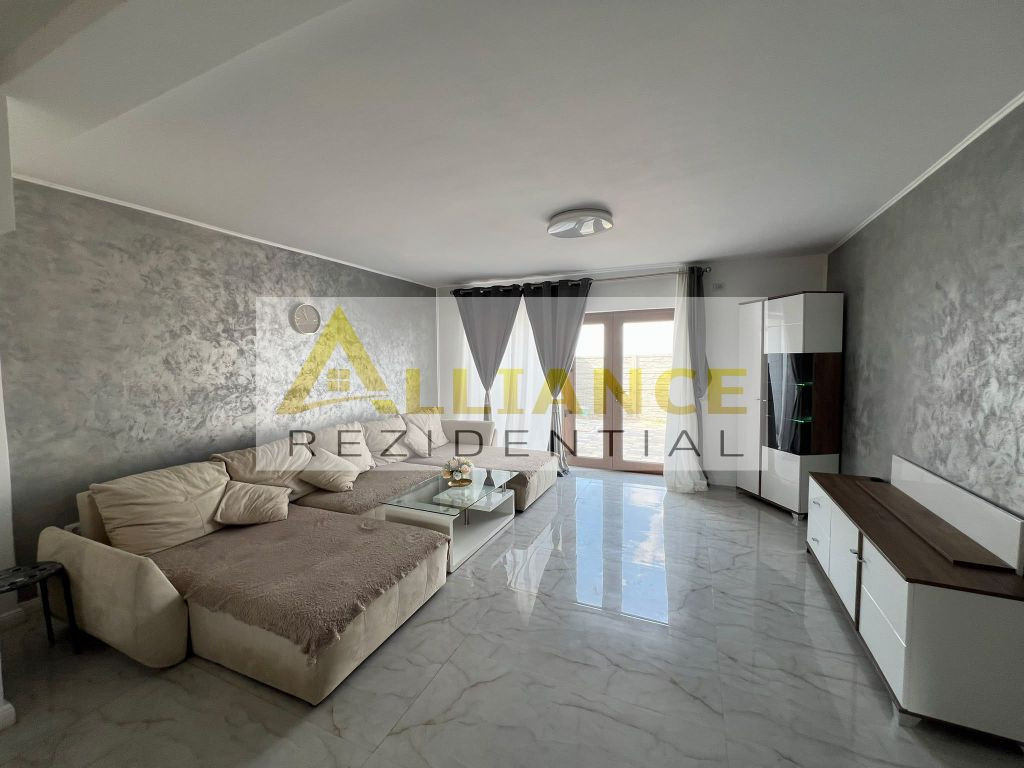 Duplex mobilat si utilat - 3 camere -2 bai