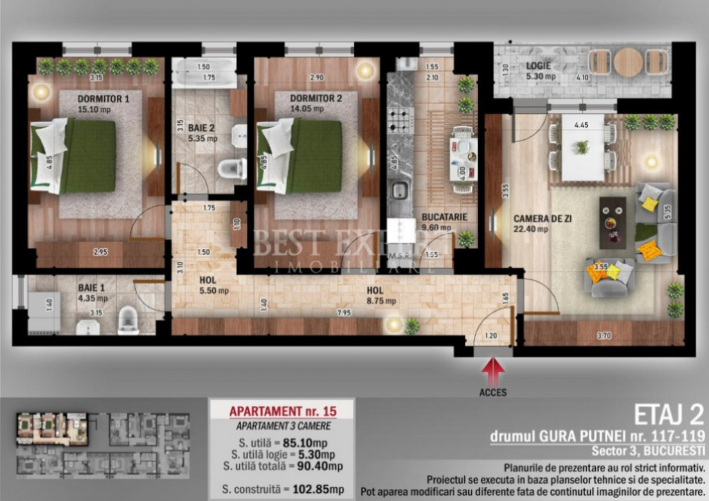 3 Camere | Sector 3 | Titan – Liviu Rebreanu | 5 min STB
