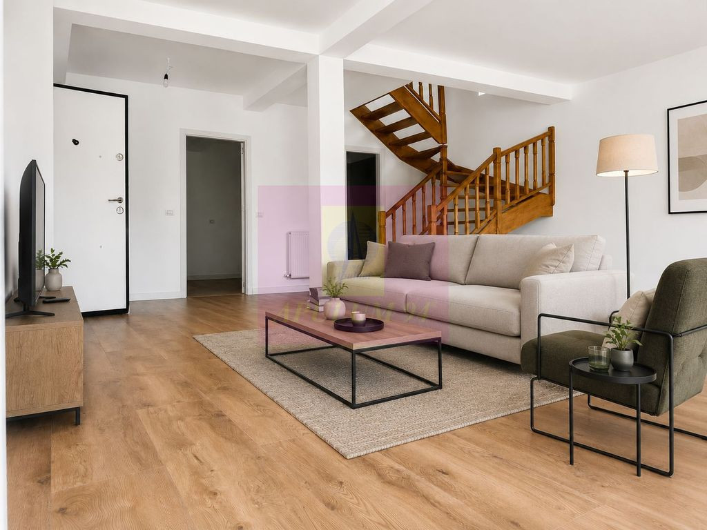 Casă 4 camere, teren 301mp, 2 parcări | Mogoșoaia