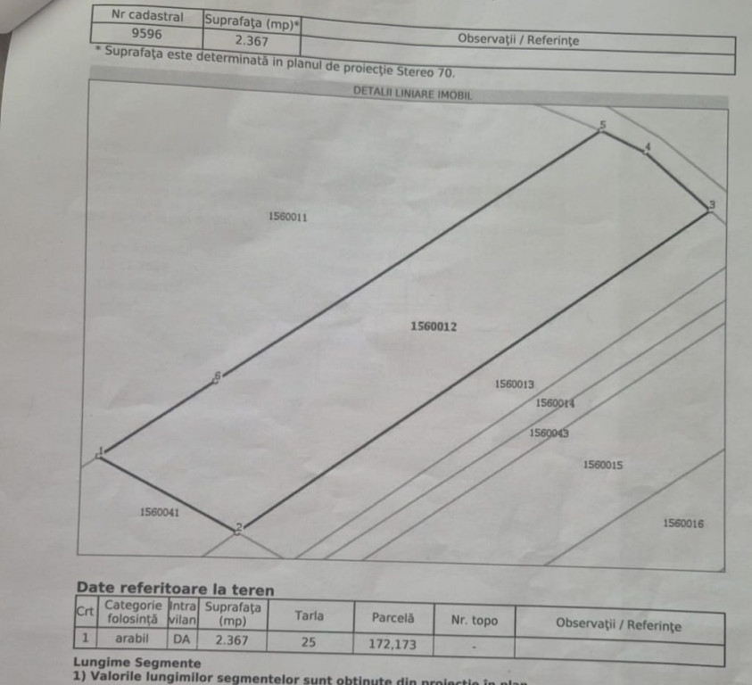 Teren Com Albota Jud Arges str Necsulesti deschidere 25 mp
