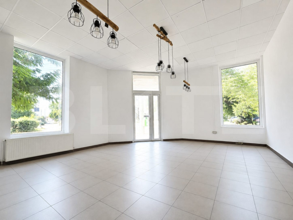 SP Comercial cu vitrina, la strada principala