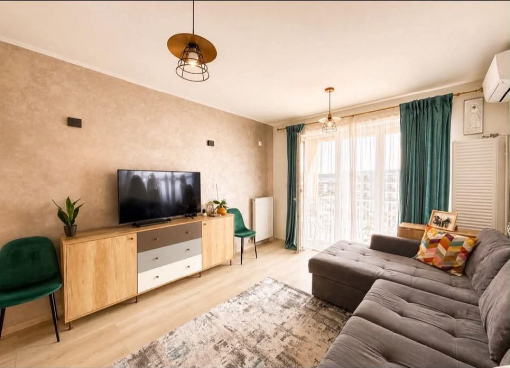 Apartament 3 camere Tractorul-Qualis,lux,mobilat-utilat,parc