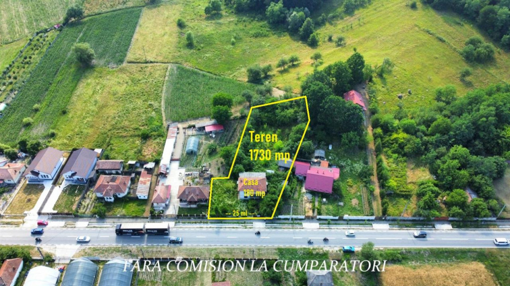 CASA CU TEREN 1730 MP UTILITATI RACORDATE