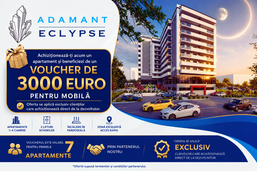 ADAMANT ECLYPSE | 2 camere | 59.9mp | CUG - BRD - Iaşi