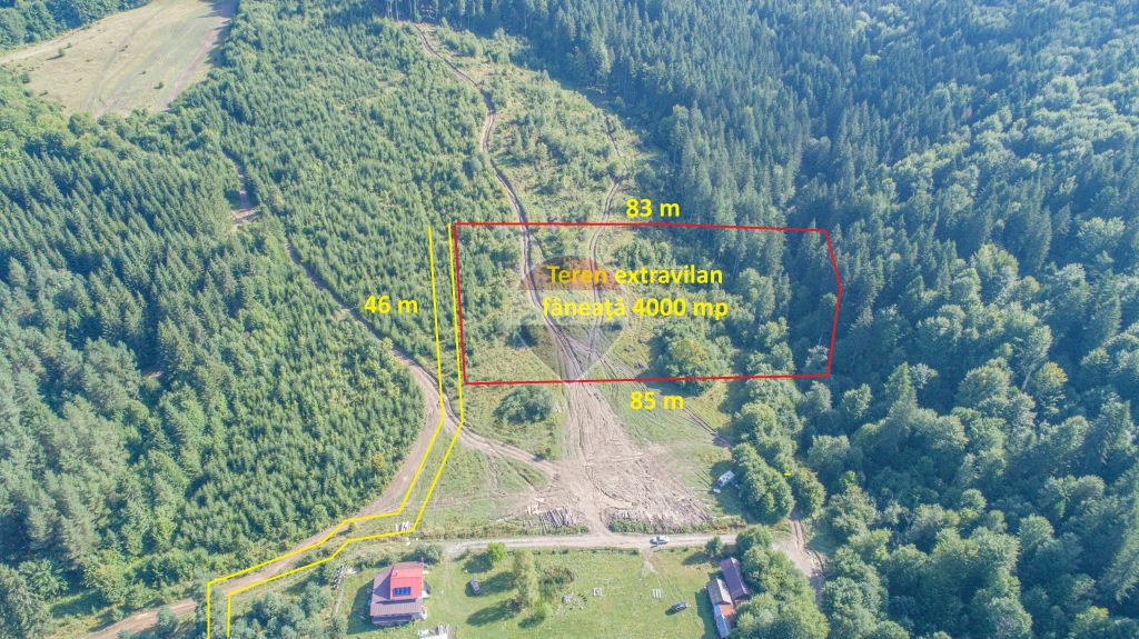 Teren extravilan, 4000 mp, Săcele - Babarunca