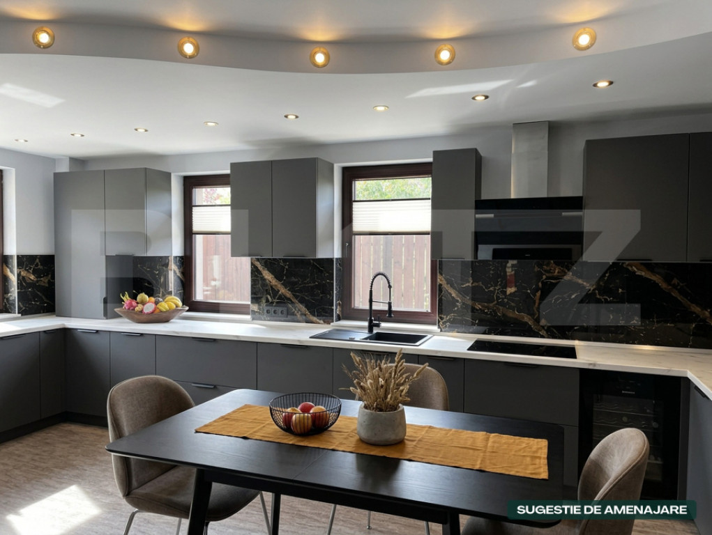 Casa Bunloc - Brasov- Premium - garaj , 6 camere, terasa, cu