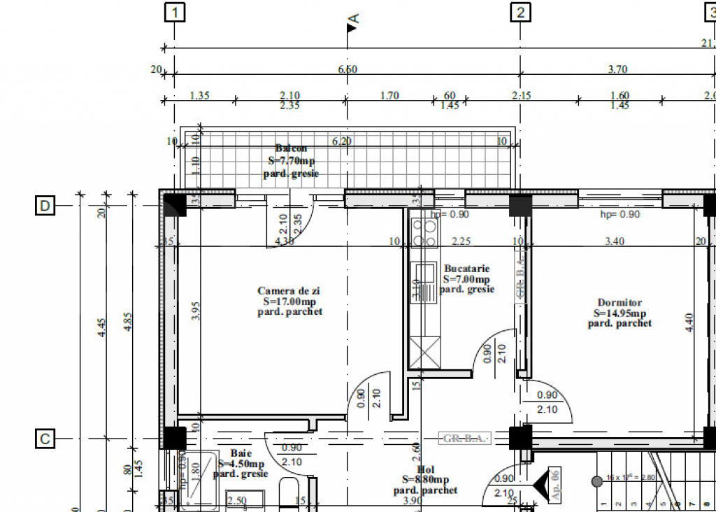 Apartament 2Camere Hlincea cu Terasa