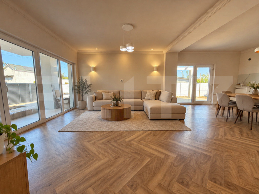 Casă modernă P+1, cu finisaje premium, 440 mp teren, zona
