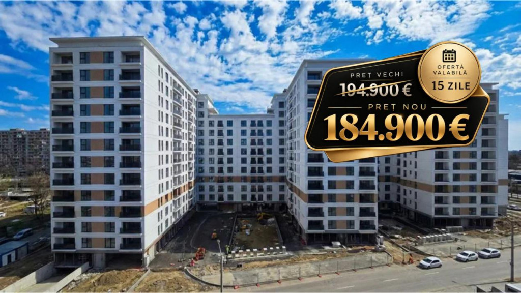 High Garden East Obor-Apartament 2 camere cu terasă de 33mp