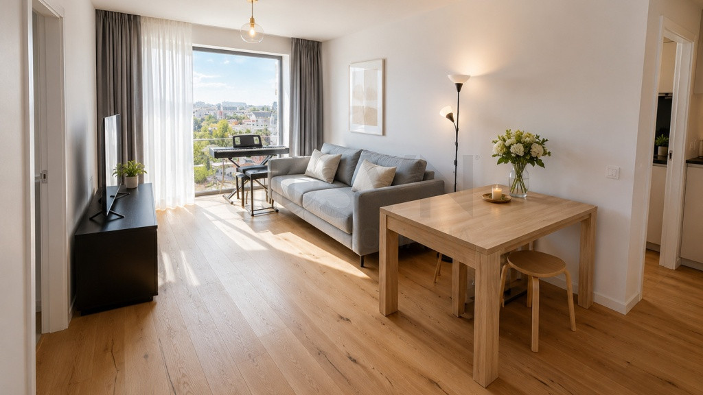 Aviatiei bloc nou 3 camere si balcon spatios mobilat si l...
