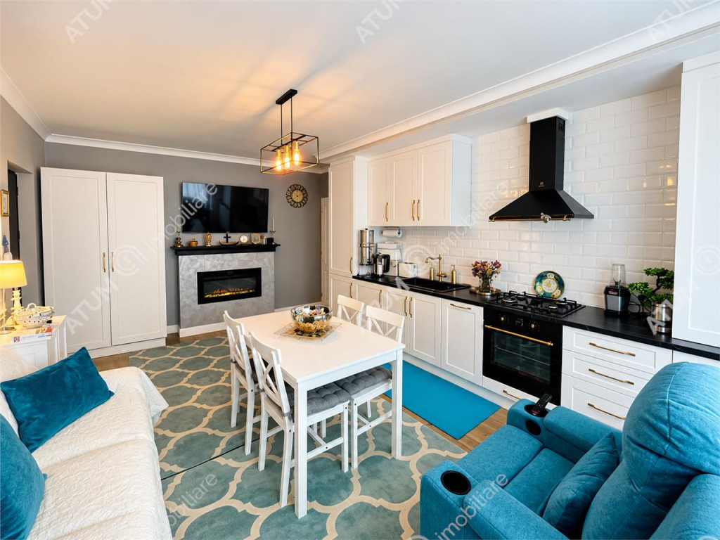 Apartament cochet cu 3 camere, gradina si 3 parcari in zona