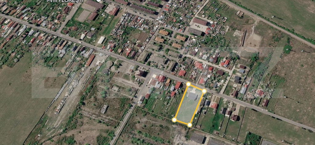 Hală de vanzare, 300 mp, teren intravilan 4.650 mp – zon