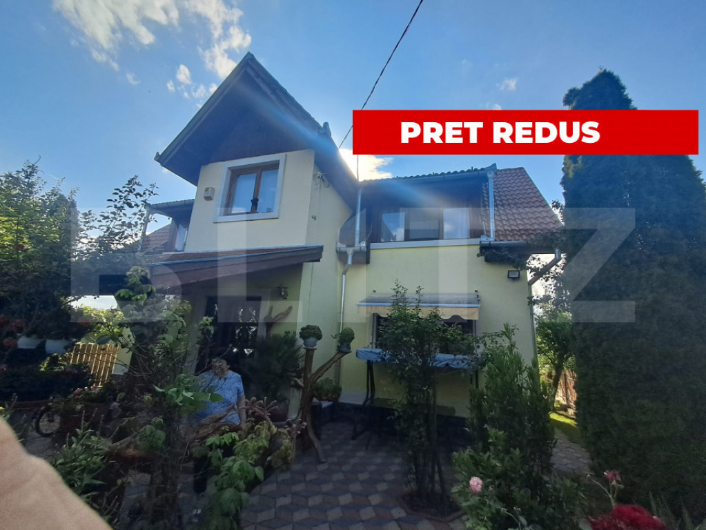 Casă individuală P+1, 180 mp, teren 1.050 mp și livadă,