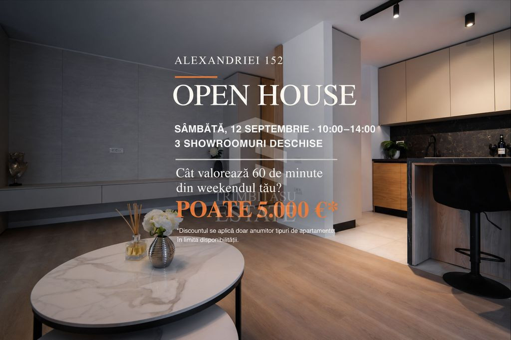 ALEXANDRIEI 152 | 3 CAMERE | 98 MP UTILI | BALCON SI TERASA