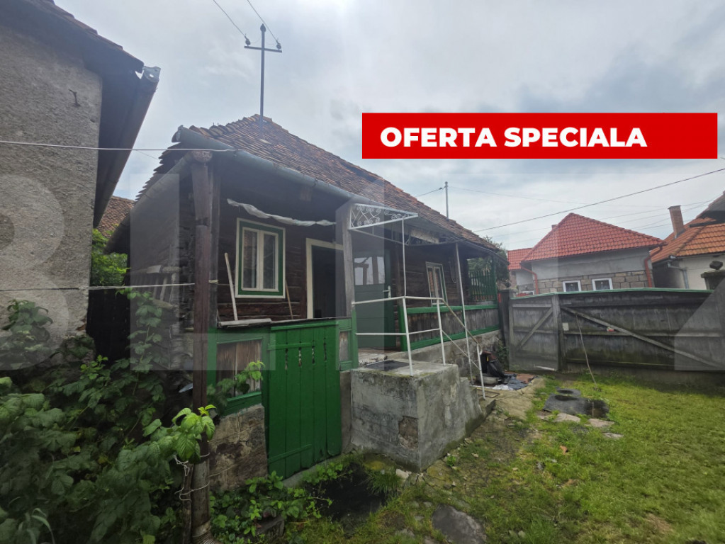 Casa taraneasca de lemn cu veranda