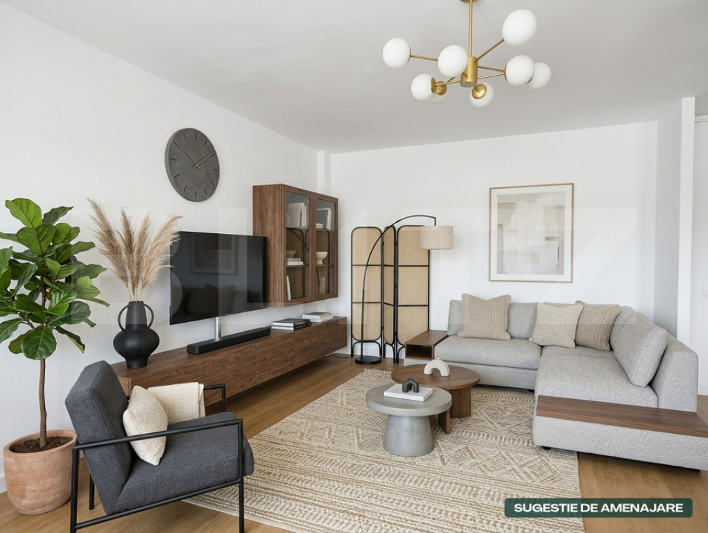 Apartament 2 camere, 59 mp, Racadau