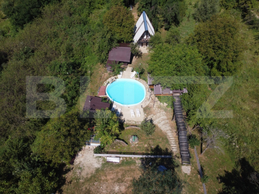 Proprietate cu piscină/ciubăr, zona Pietrari