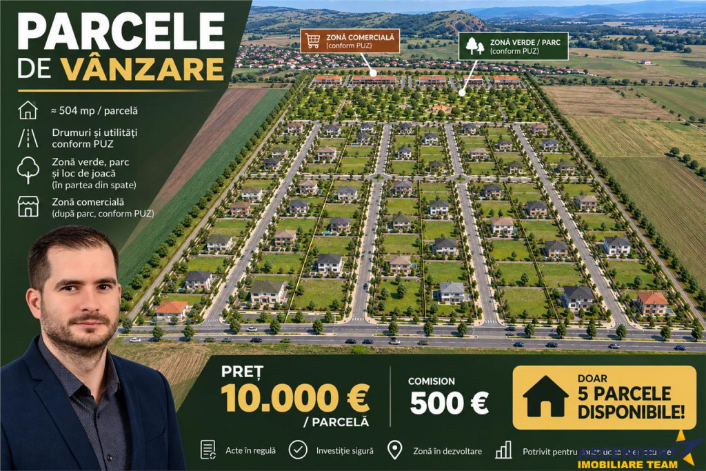 Parcela de teren 503 mp, Bod - Sanpetru
