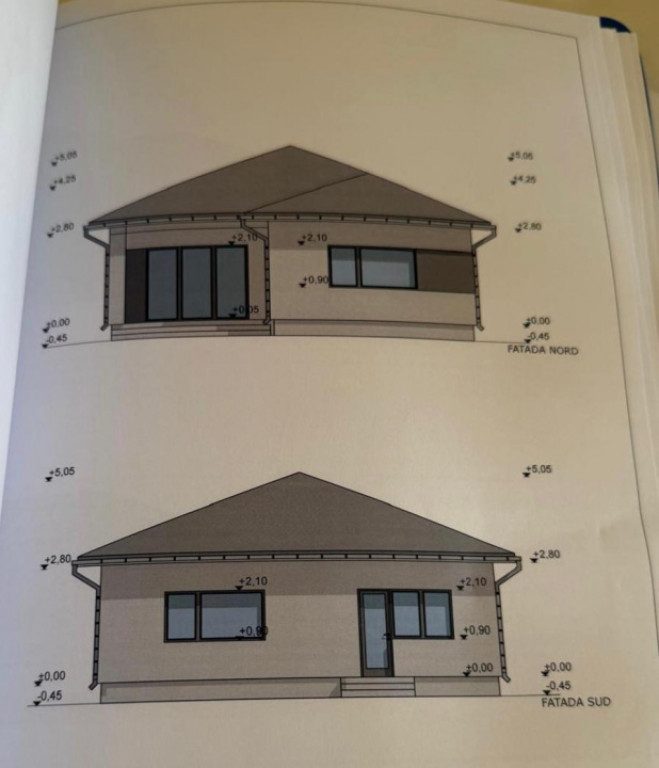 Casa la rosu, 108 mp, teren 1317.14 mp, zona Pielești
