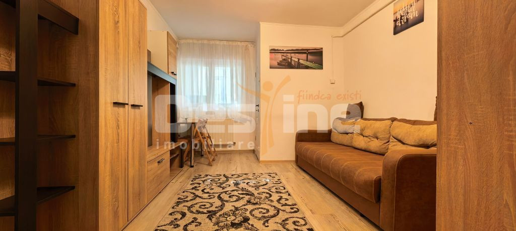 Garsonieră renovată mobilată 23 mp balcon CT parter mu...