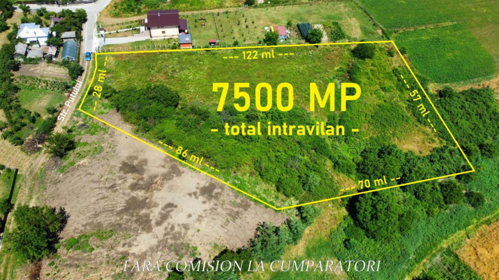 TEREN 7500 MP PRETABIL DEZVOLTARE REZIDENTIALA