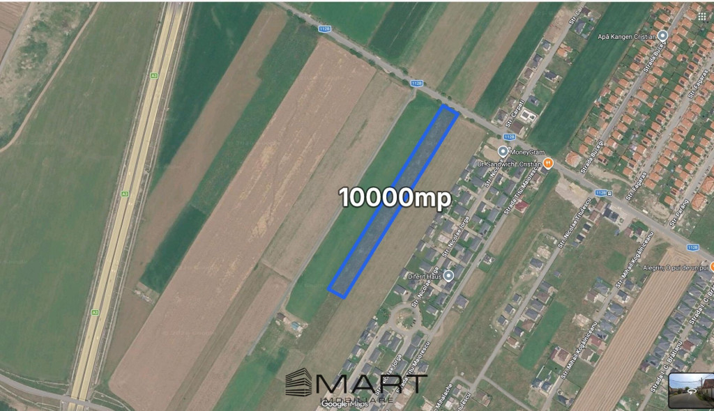 Parcele teren intravilan 500mp Cristian
