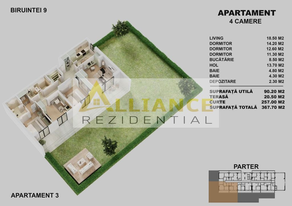 ???? APARTAMENTE NOI LA PARTER - CURTE PROPRIE