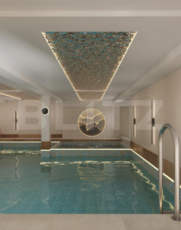 Locuinta deosebita cu jacuzzi si piscina interioara .