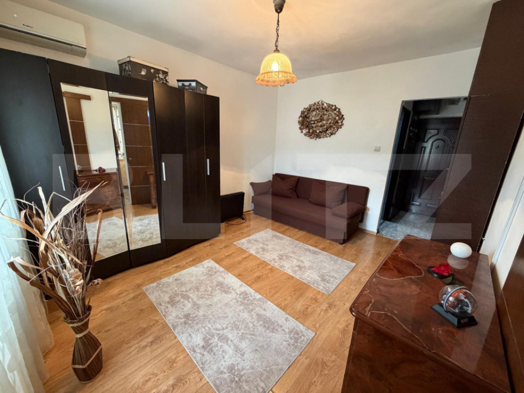 Garsoniera , 24mp utili , aer conditionat , zona Burdujeni