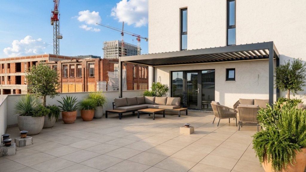 Duplex de lux cu terasa uriasa de 86 mp in zona Nerva Traian