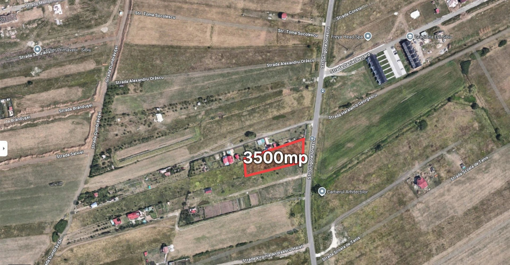 Teren intravilan 3500mp pe Calea Cisnadiei
