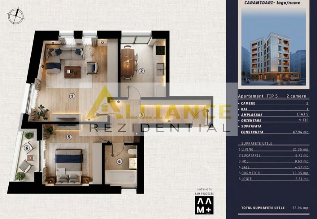 2 CAMERE PREMIUM | 55,19 MP | PARCUL TINERETULU