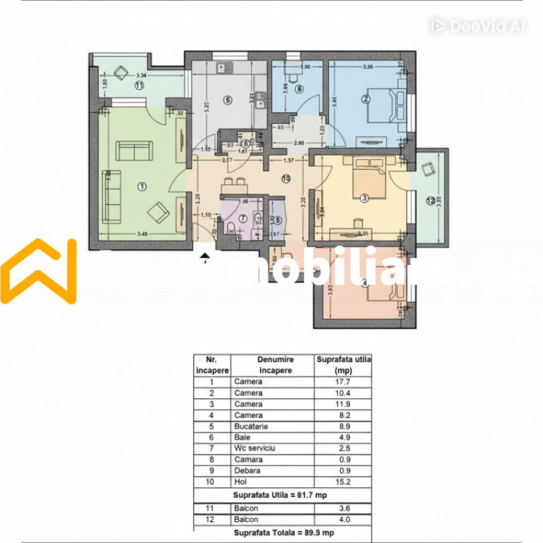 Apartament 4 camere de vanzare Tineretului București | Apex