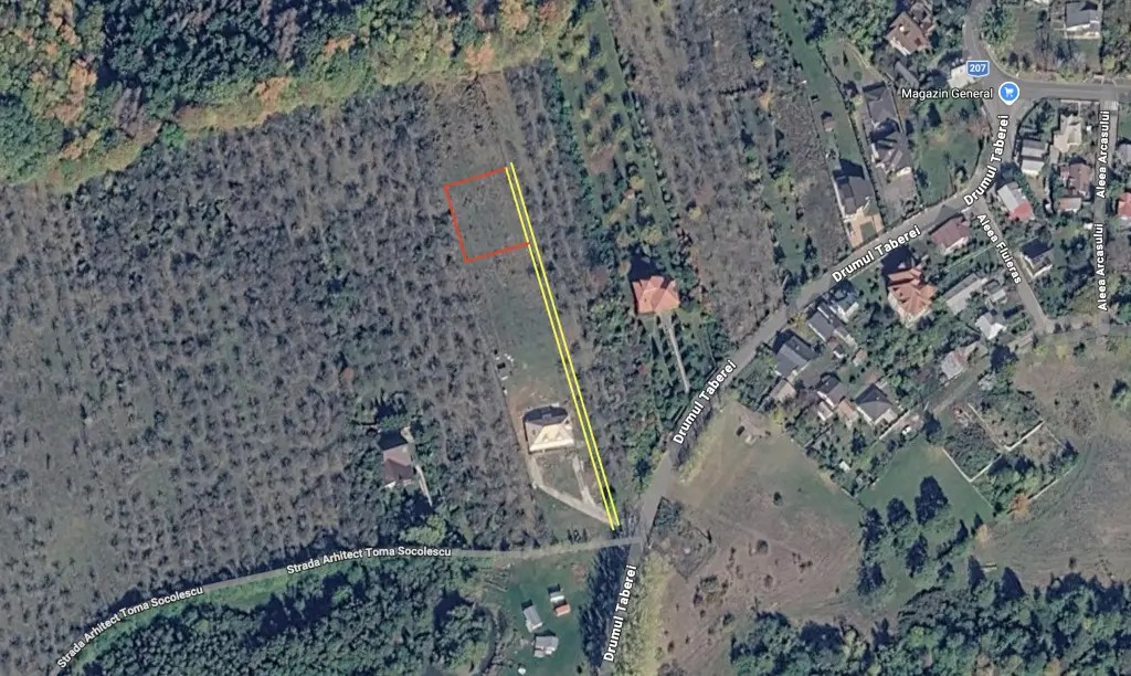 Teren intravilan Muscel/Fantana cu ciresti 708mp