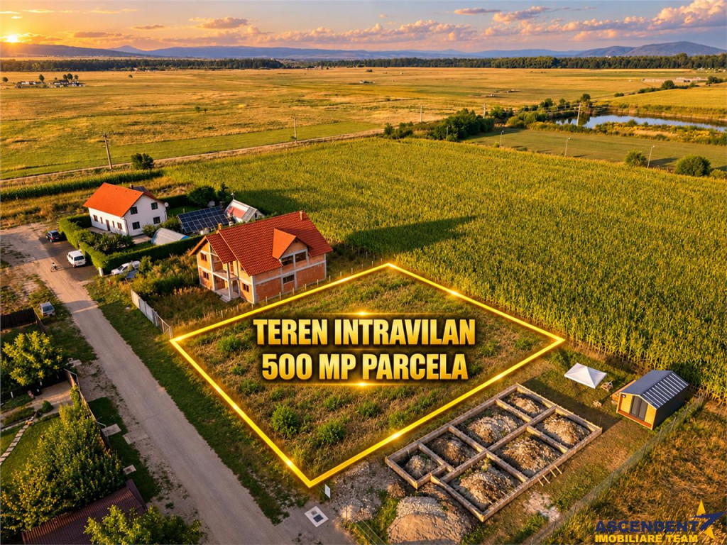 Teren intravilan, 500mp, Harman, Brasov