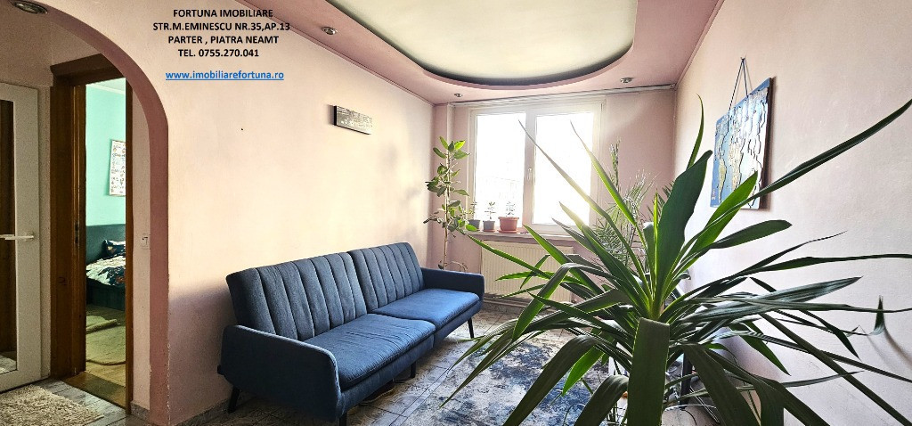 Apartam4ent 3 camere - zona Centrala, etaj 3, lift, boxa