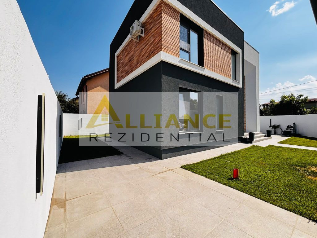 VILA INDIVIDUALA PREMIUM MOBILATA SI UTILATA-4 CAMERE-TEREN 370 MP