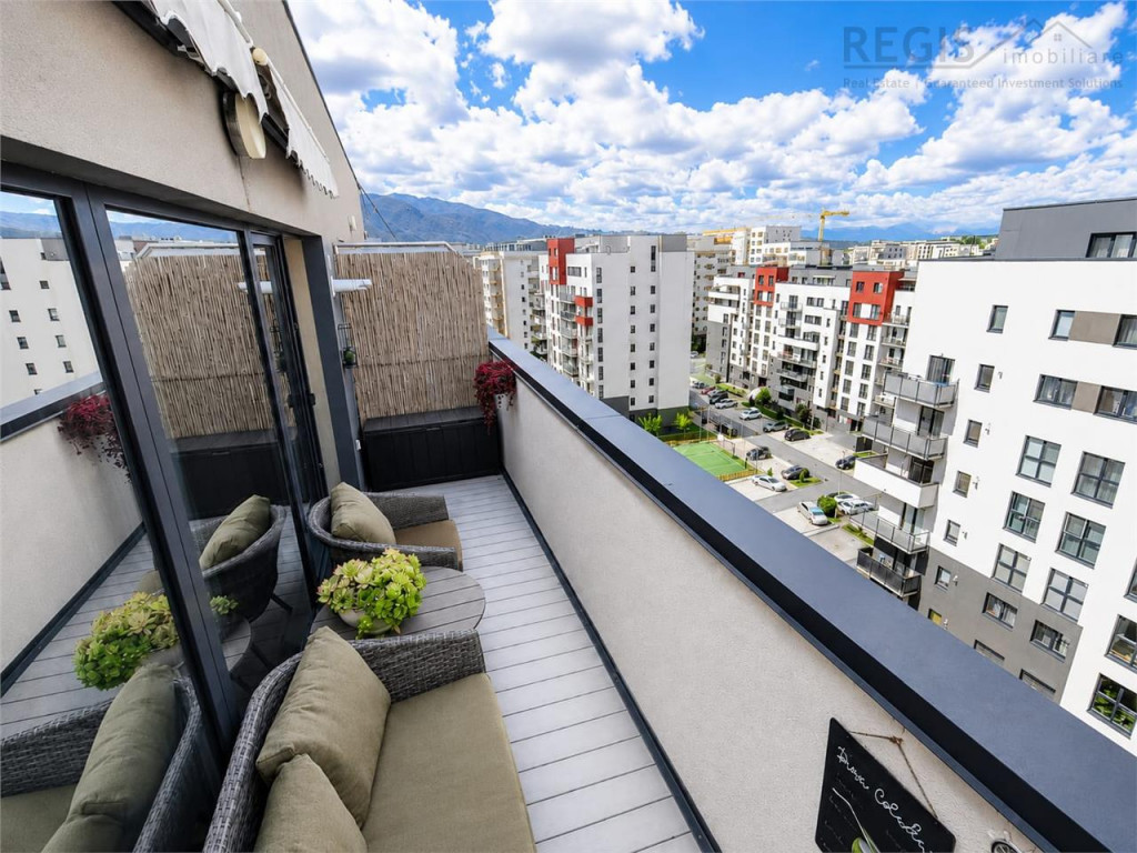 Penthouse Coresi , Parcare Box#259; |Complet mobilat