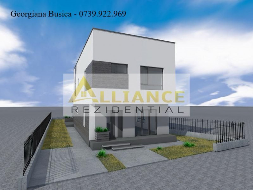 Casa individuala P+1E || 4 camere 3 bai + dressing || ter...